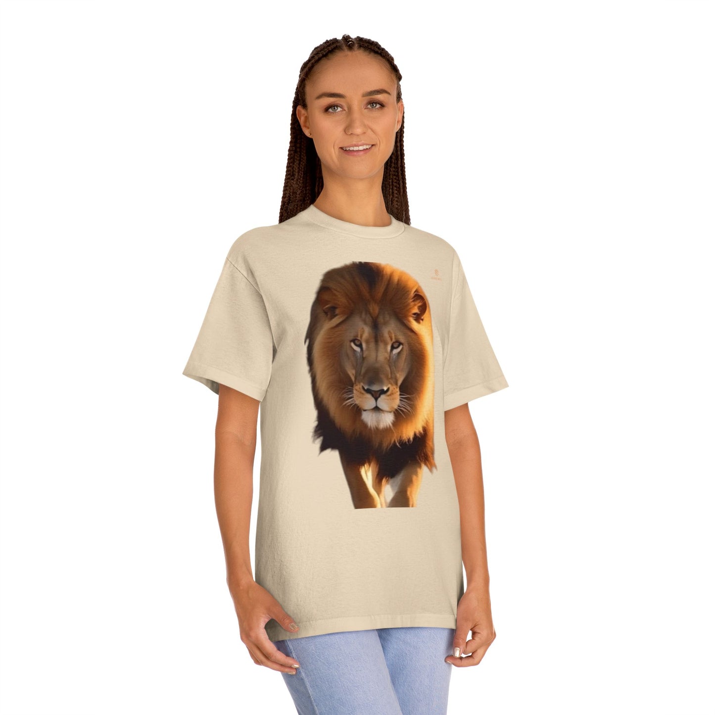 Majestic Lion Unisex Classic Tee, Animal Graphic Shirt, Nature Lover Gift, Casual Wear, Wilderness Apparel, Unique T-Shirt