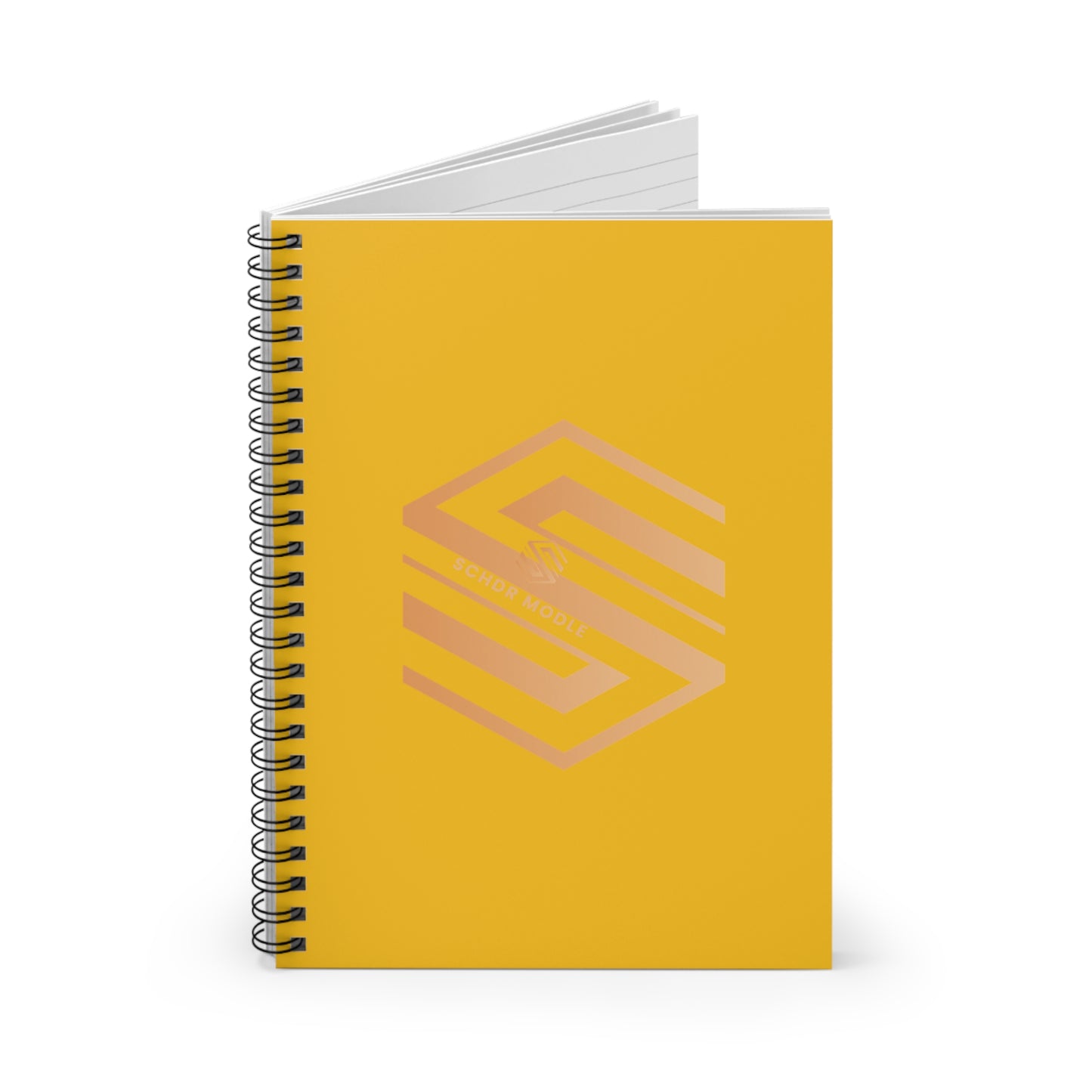 Elegant Ruled Spiral Notebook - SCHDR MODE Design for Stylish Note-Taking