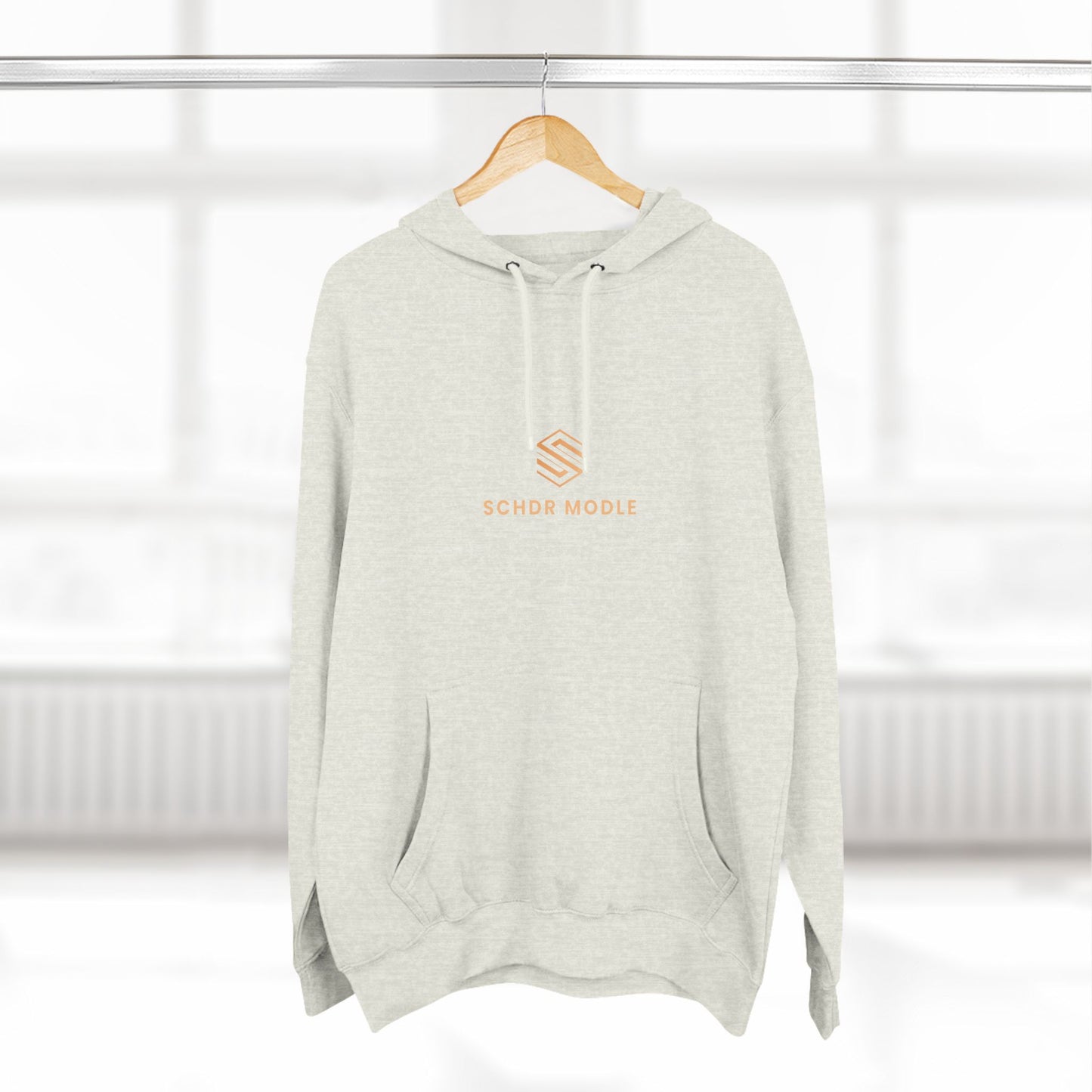 Minimalist Three-Panel Fleece Hoodie - SCHDR MODE