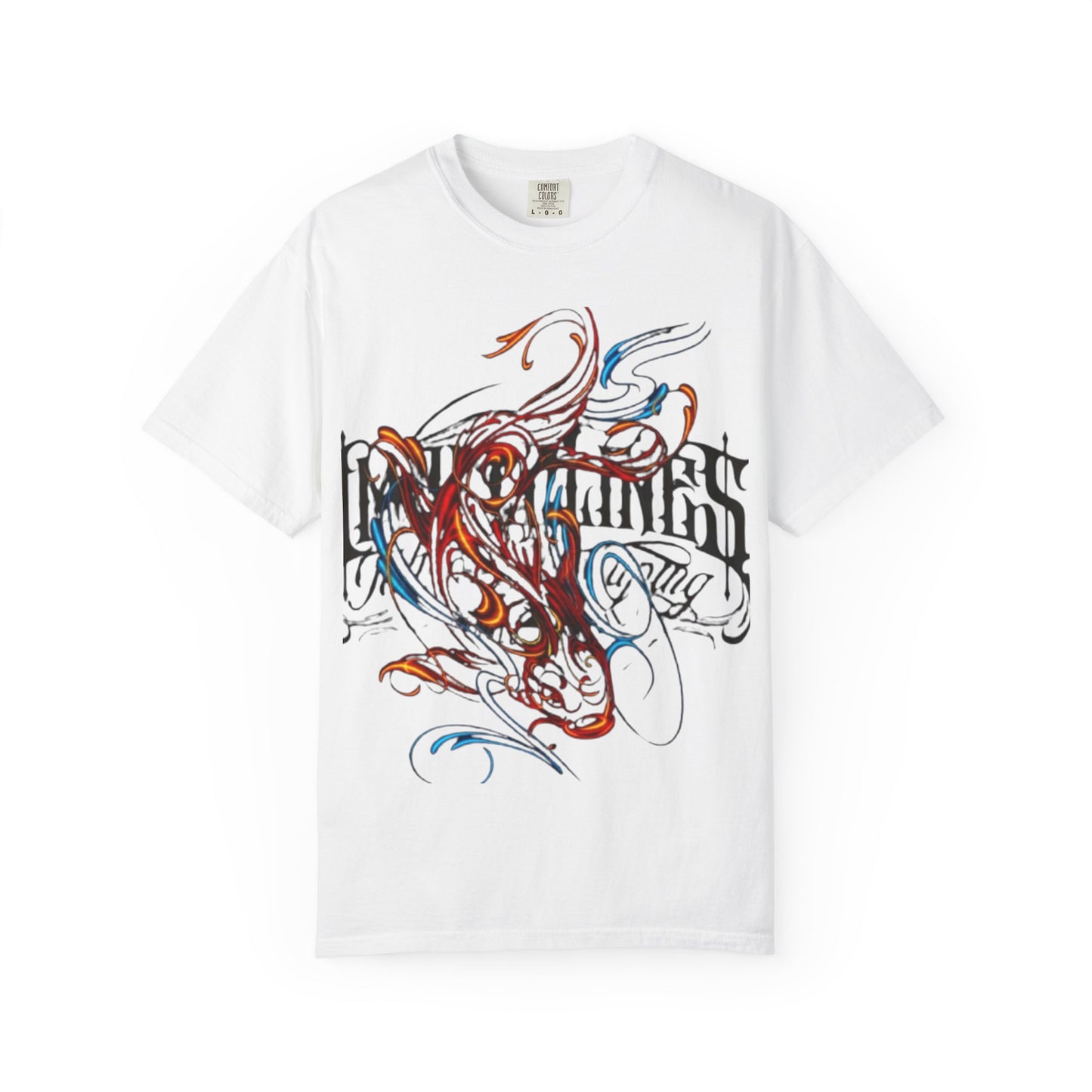Artistic Swirl Unisex Garment-Dyed T-shirt | Casual Apparel, Streetwear, Gift for Art Lovers, Trendy Tees, Everyday Wear
