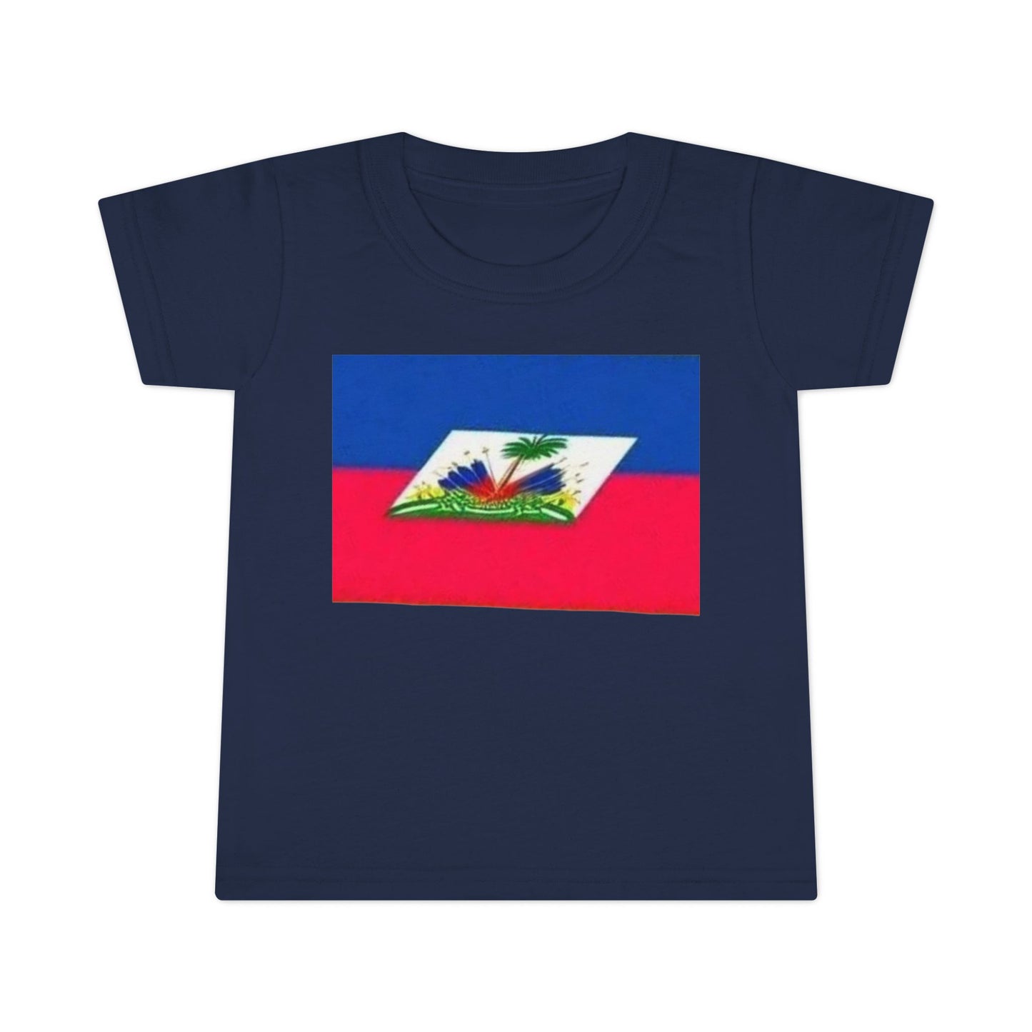 Toddler T-Shirt with Haitian Flag | Fun Kids Apparel for Celebrations