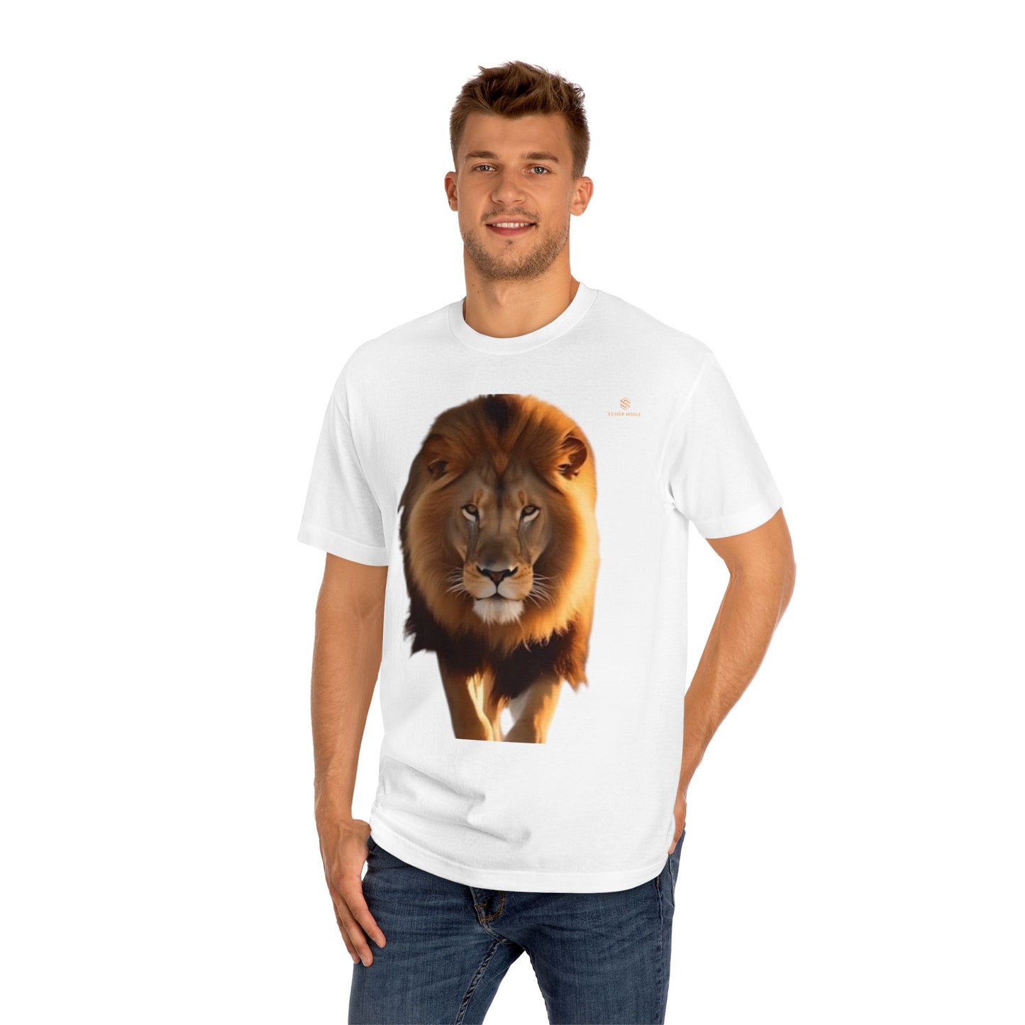 Majestic Lion Unisex Classic Tee, Animal Graphic Shirt, Nature Lover Gift, Casual Wear, Wilderness Apparel, Unique T-Shirt