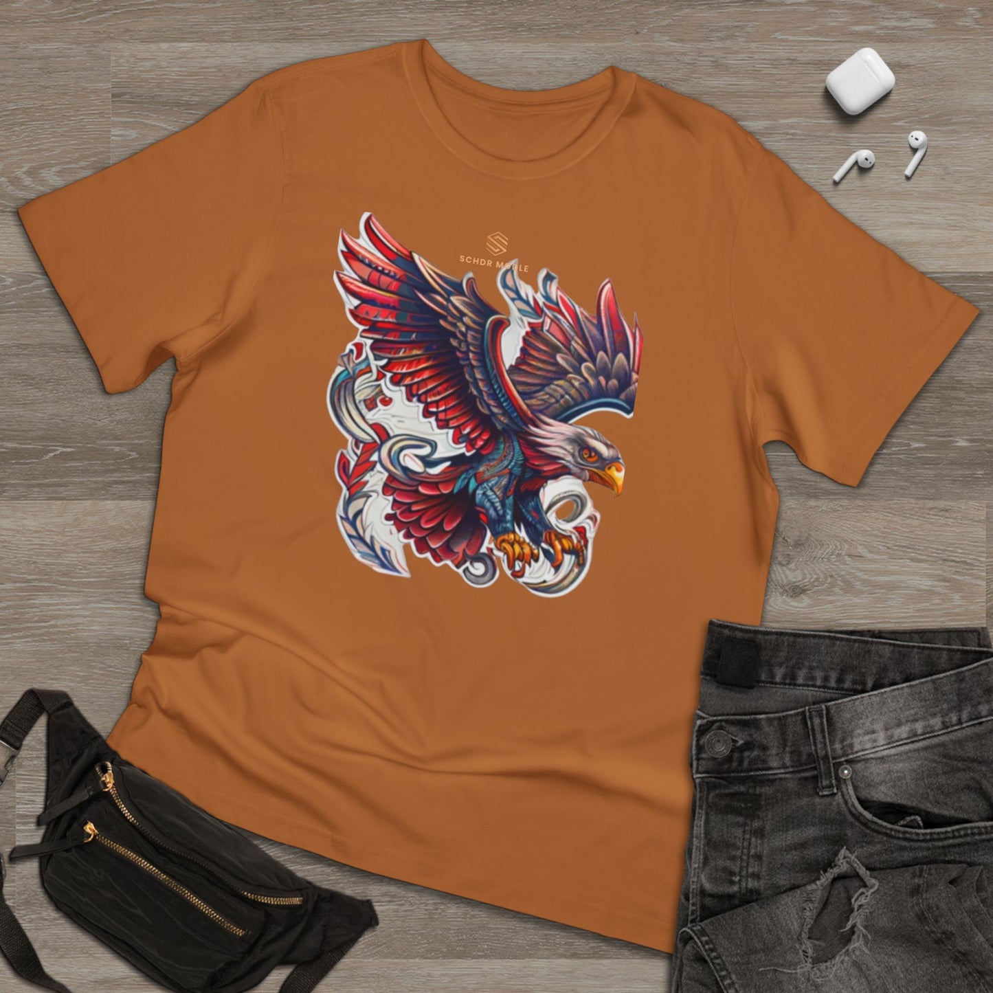 Eagle Emblem Unisex T-Shirt, Graphic Tee, Animal Lover Shirt, Gift for Nature Enthusiasts, Patriotic Apparel, Unique Casual Wear