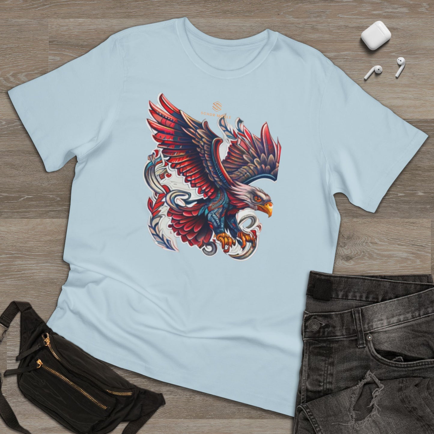 Eagle Emblem Unisex T-Shirt, Graphic Tee, Animal Lover Shirt, Gift for Nature Enthusiasts, Patriotic Apparel, Unique Casual Wear