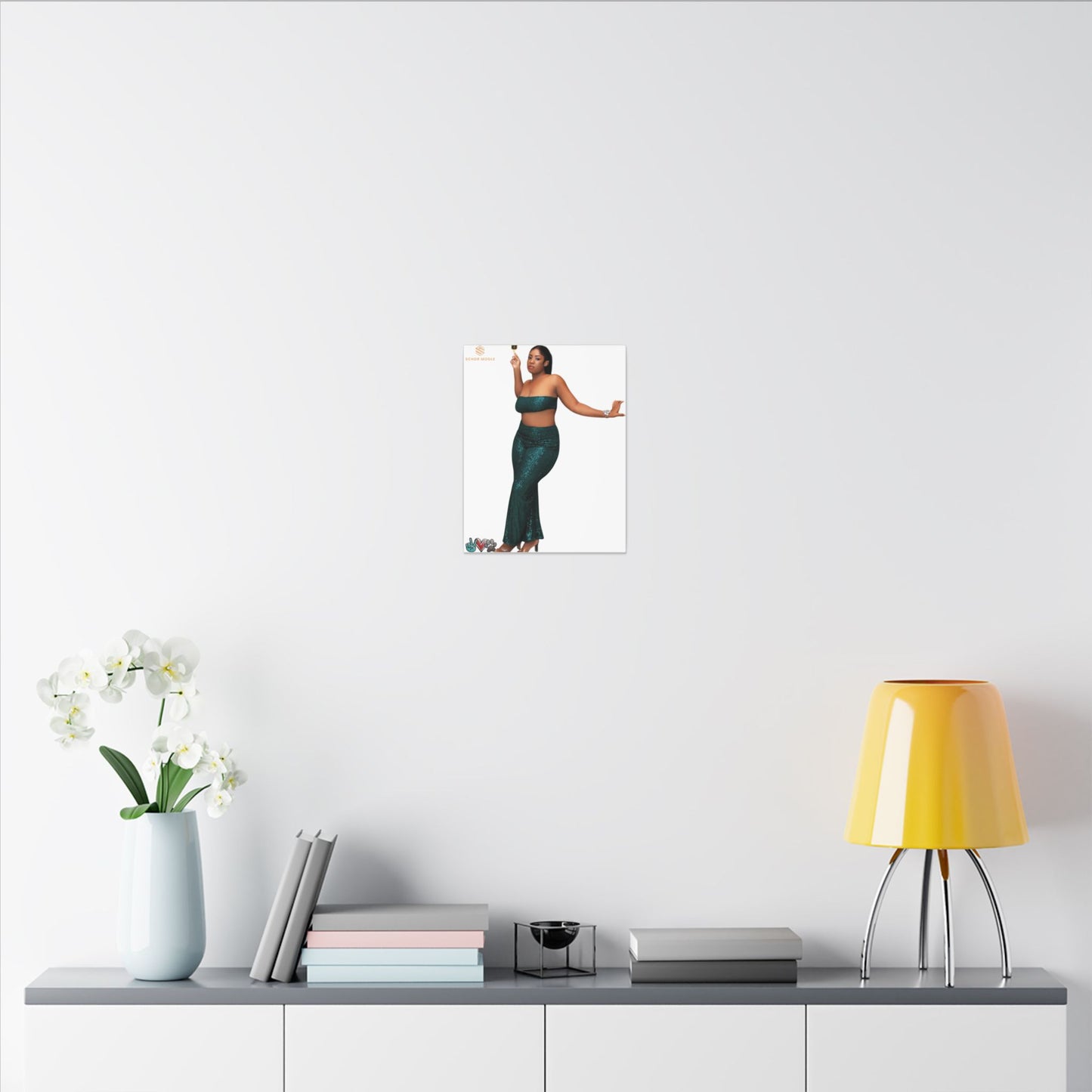 Stylish Matte Canvas Print, Elegant Wall Art, Home Decor, Living Room Artwork, Gift for Her, Celebration Decor