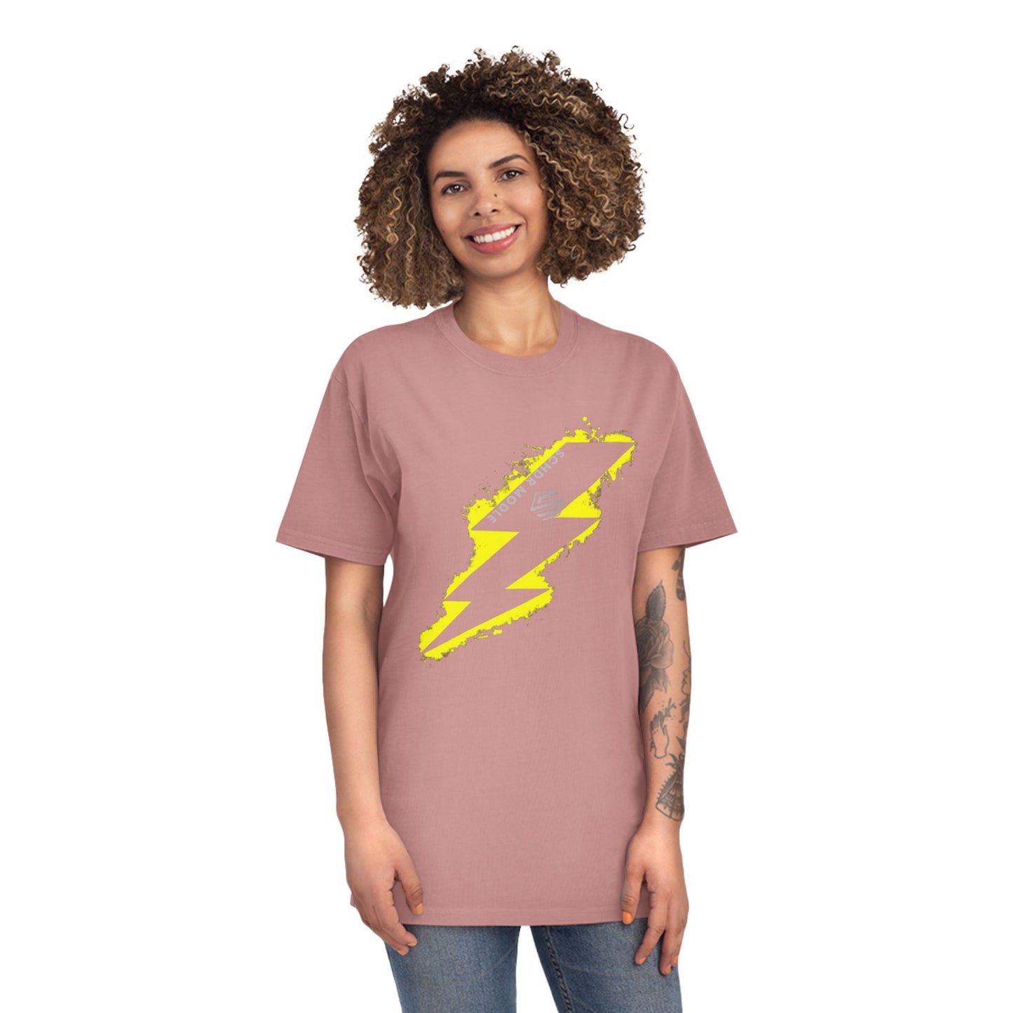 Unisex Lightning Bolt Shirt, Casual Wear, Graphic Tee, Summer Fashion, Gift for Him/Her/Teens, Festival Wear, Street Style