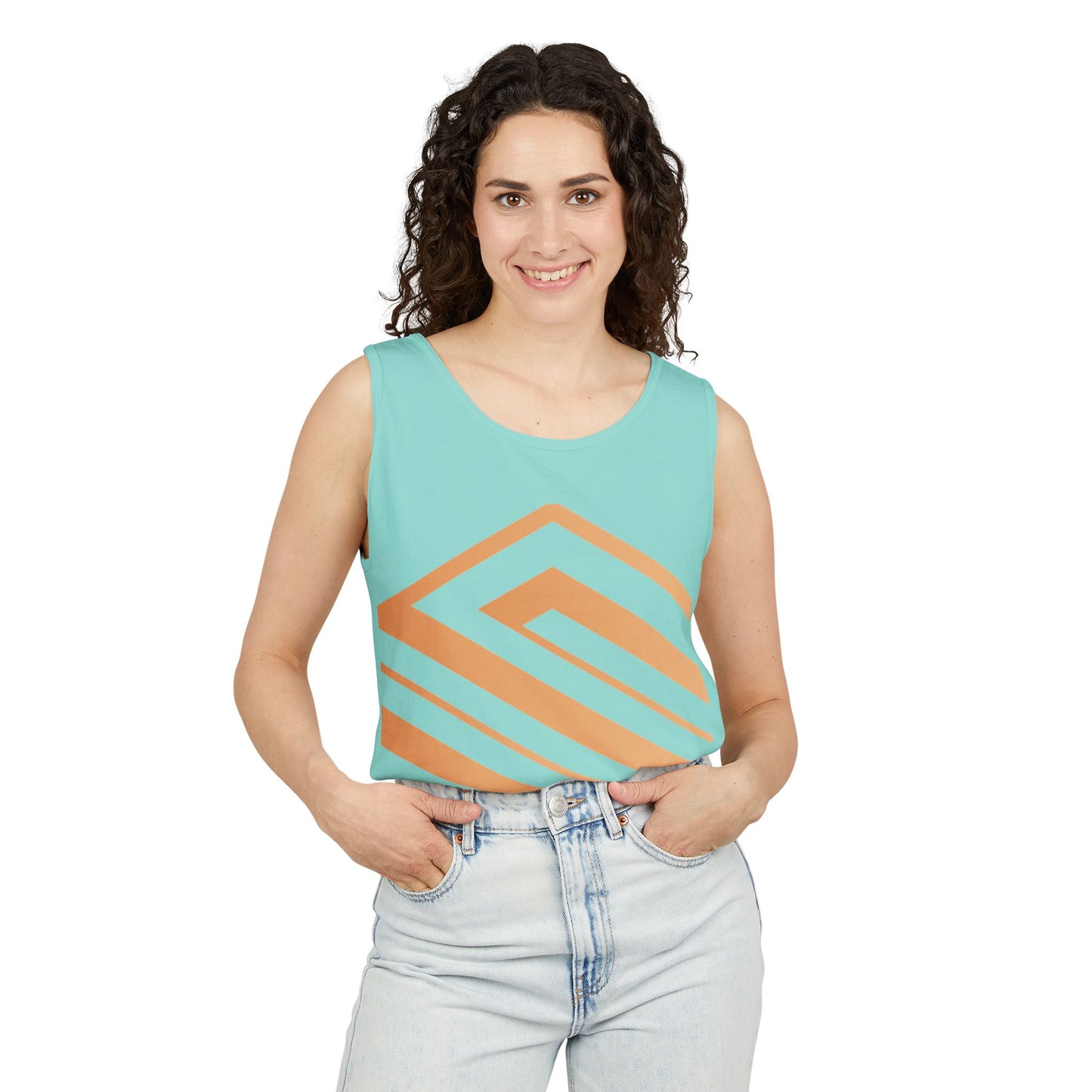 Majestic Lion Unisex Garment-Dyed Tank Top | Bold Wildlife Shirt for Summer Adventures