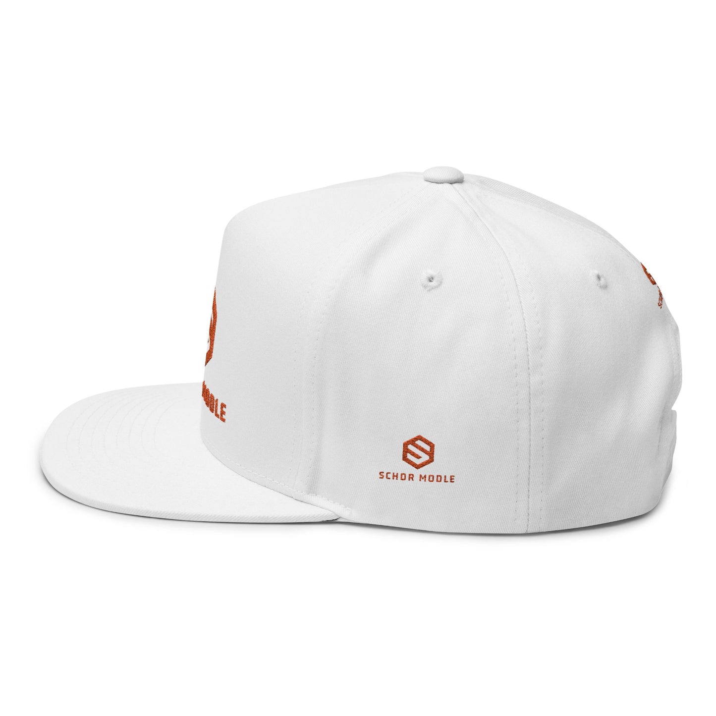 Stylish Flat Bill Cap with Unique Embroidery, Hip Hop Fashion Hat, Streetwear Accessory, Gift for Trendsetters, Unisex Cap