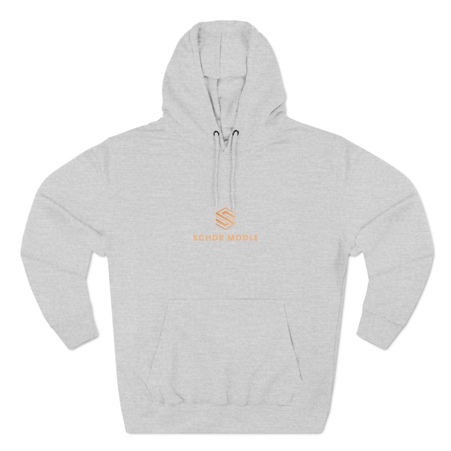 Minimalist Three-Panel Fleece Hoodie - SCHDR MODE