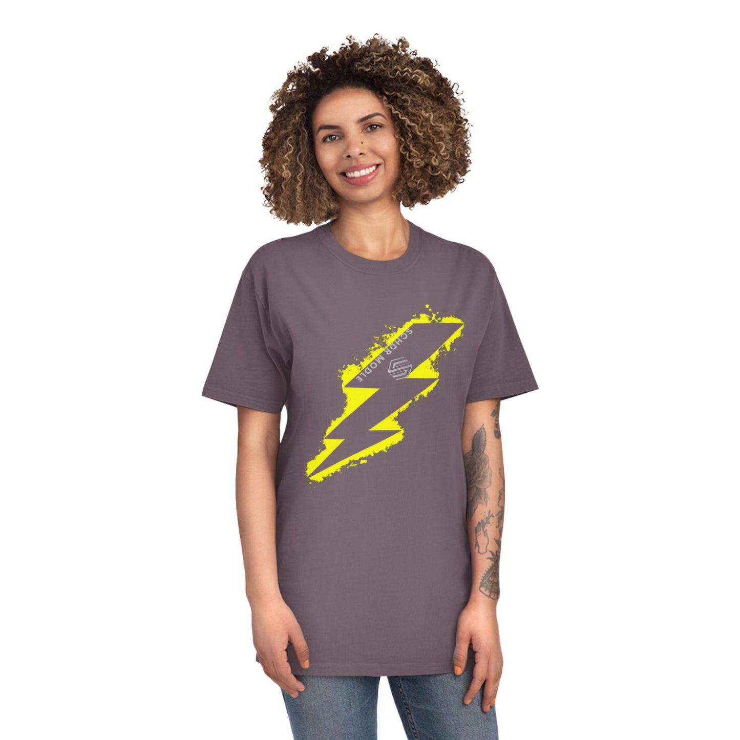 Unisex Lightning Bolt Shirt, Casual Wear, Graphic Tee, Summer Fashion, Gift for Him/Her/Teens, Festival Wear, Street Style