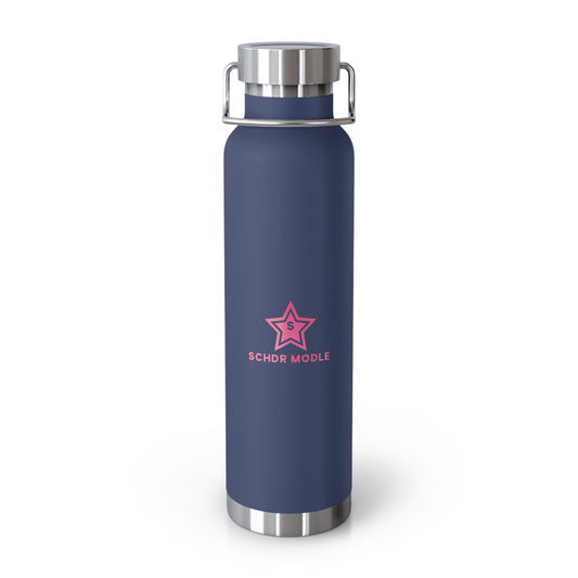 Insulated 22oz Water Bottle — "SChdr Modu Ladies" Star Logo