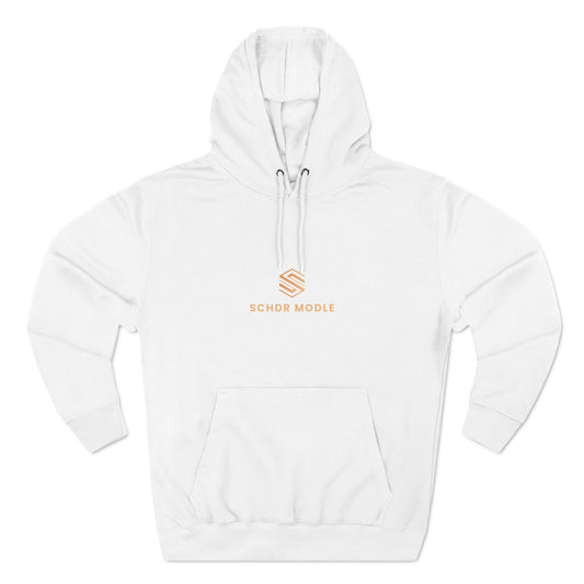 Minimalist Three-Panel Fleece Hoodie - SCHDR MODE