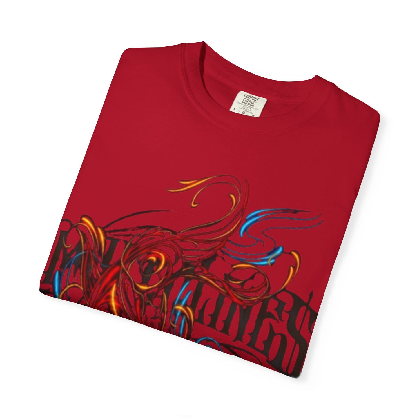 Artistic Swirl Unisex Garment-Dyed T-shirt | Casual Apparel, Streetwear, Gift for Art Lovers, Trendy Tees, Everyday Wear