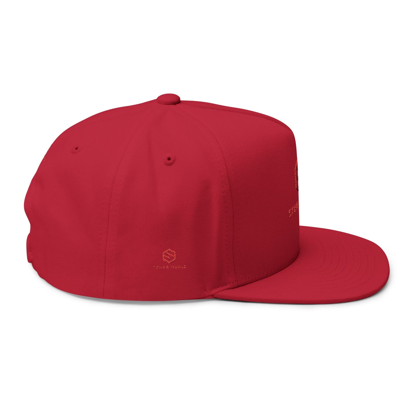 Stylish Flat Bill Cap - Trendy Embroidered Hat for Urban Fashion, Cool Accessory, Perfect Gift for Hipsters and Sports Enthusiasts