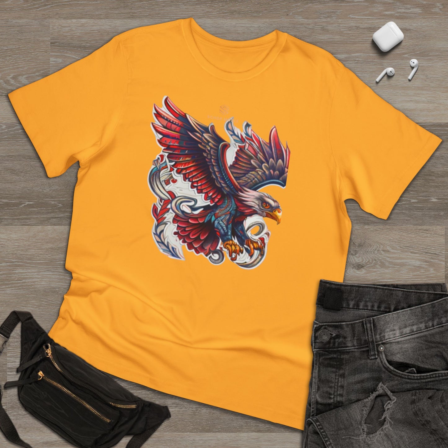 Eagle Emblem Unisex T-Shirt, Graphic Tee, Animal Lover Shirt, Gift for Nature Enthusiasts, Patriotic Apparel, Unique Casual Wear