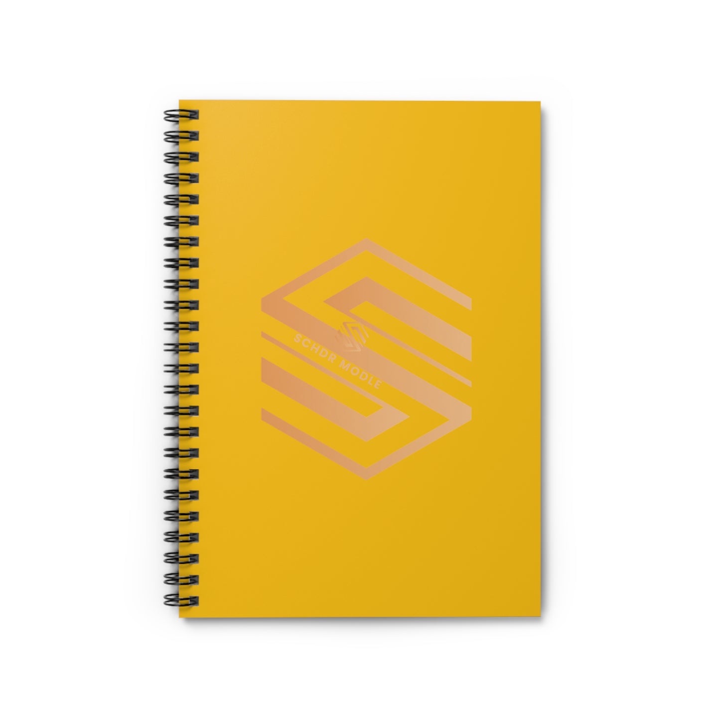 Elegant Ruled Spiral Notebook - SCHDR MODE Design for Stylish Note-Taking