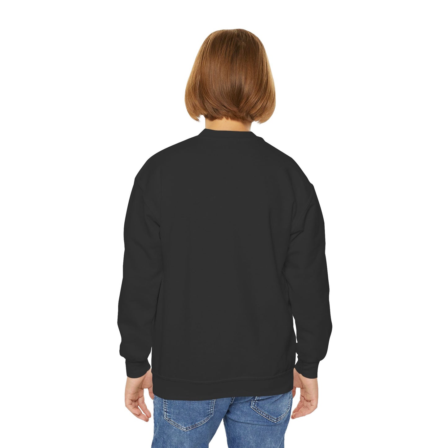 Phoenix Graphic Youth Sweatshirt — "SCHDR MODLE" Logo Crewneck