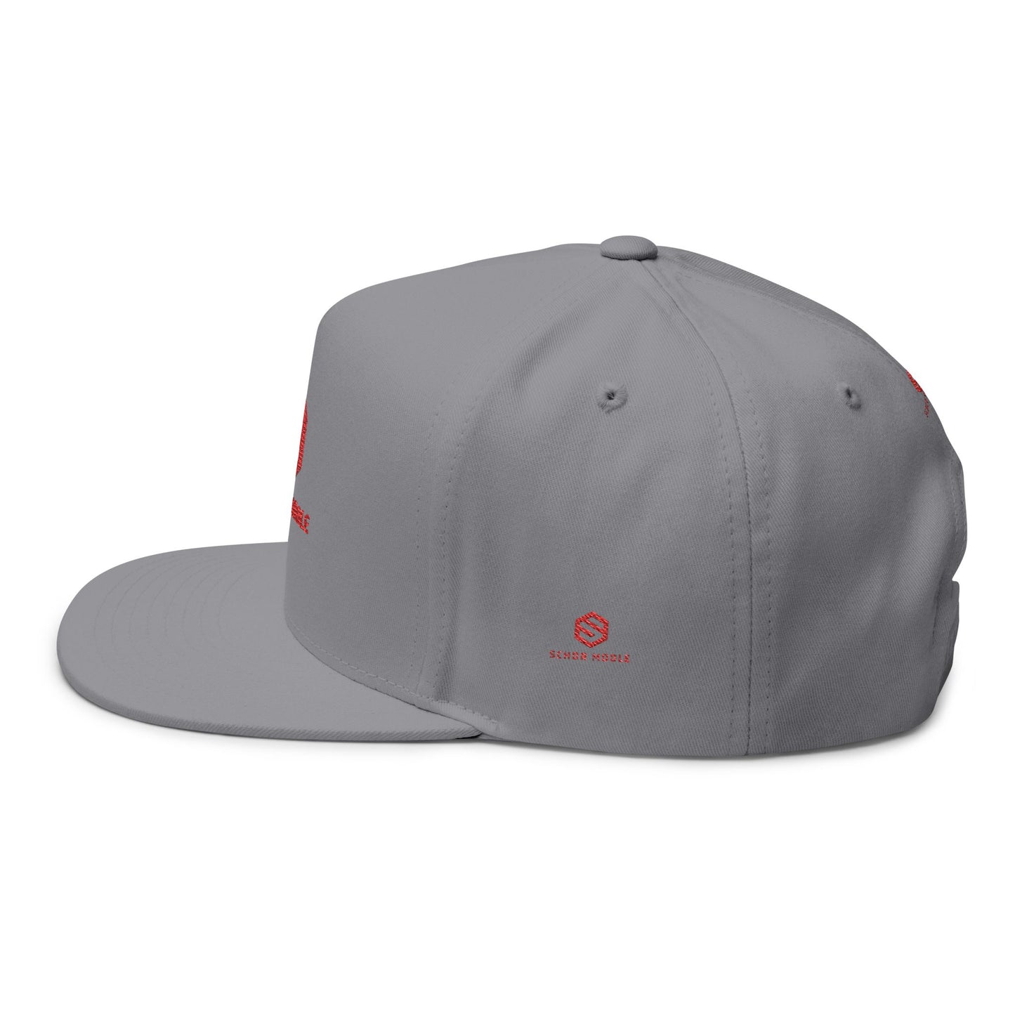 Stylish Flat Bill Cap - Trendy Embroidered Hat for Urban Fashion, Cool Accessory, Perfect Gift for Hipsters and Sports Enthusiasts