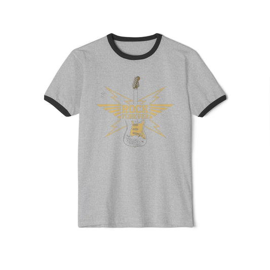 Rock Star Unisex Cotton Ringer T-Shirt, Music Lover Gift, Vintage Rock Tee, Band Shirt, Concert Wear
