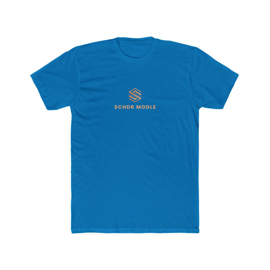 Minimalist Unisex Cotton Crew Tee - SCHDR MODLE Design
