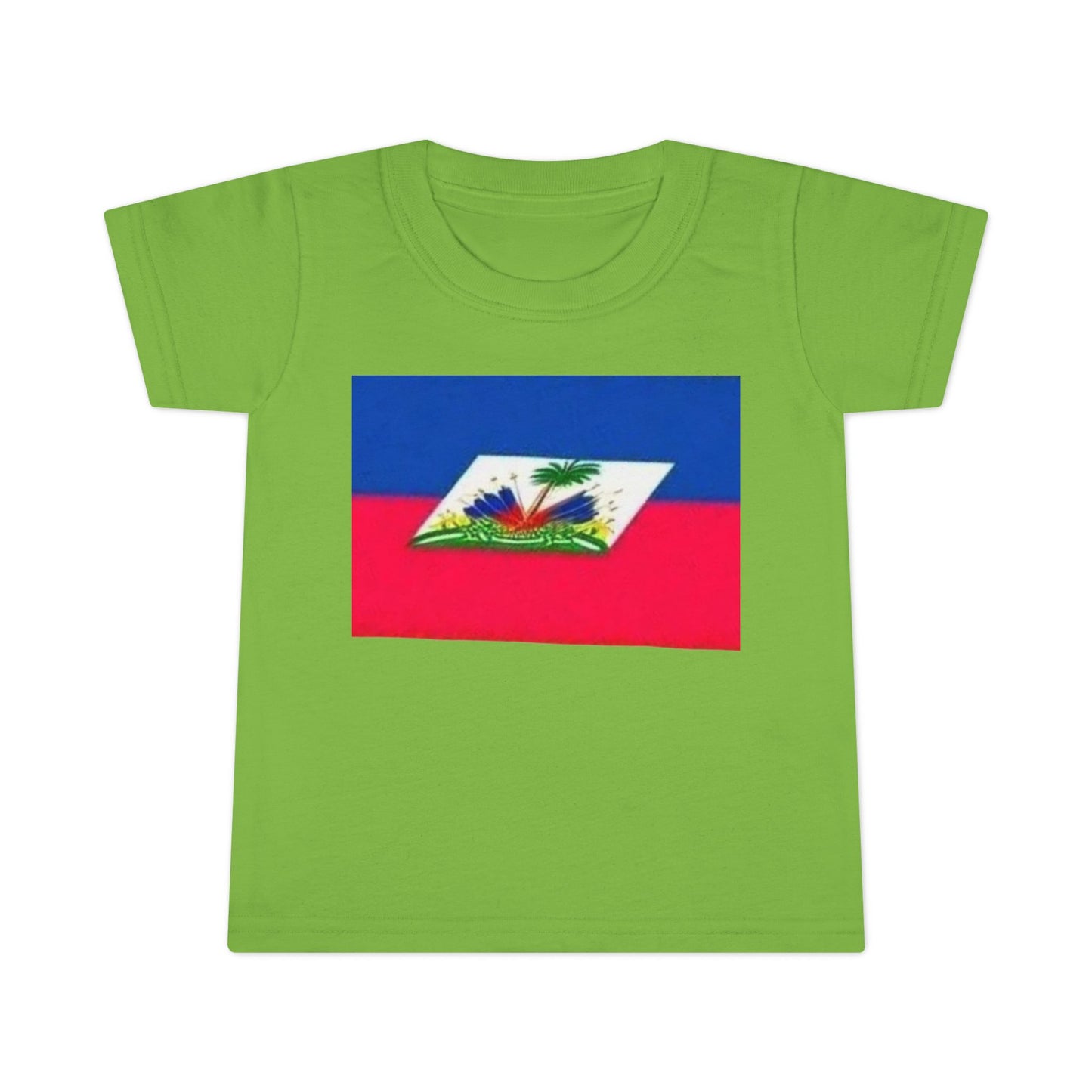 Toddler T-Shirt with Haitian Flag | Fun Kids Apparel for Celebrations