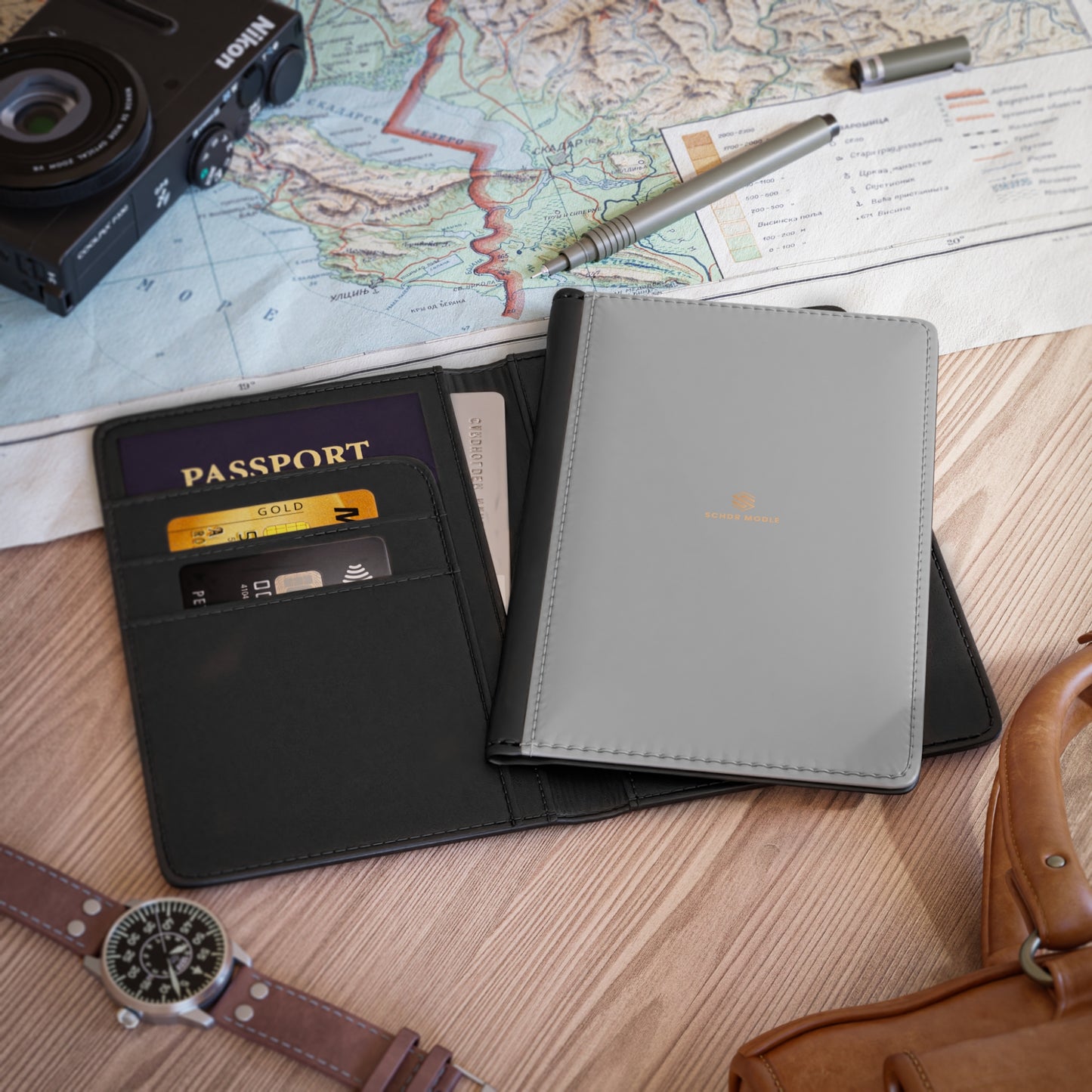 Stylish Passport Cover, Personalized Travel Accessory, Travel Gift for Him/Her, Travel Essentials, Vacation Must-Have