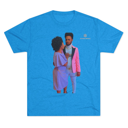Family Love Tri-Blend Crew Tee - Unisex Vintage Style Shirt