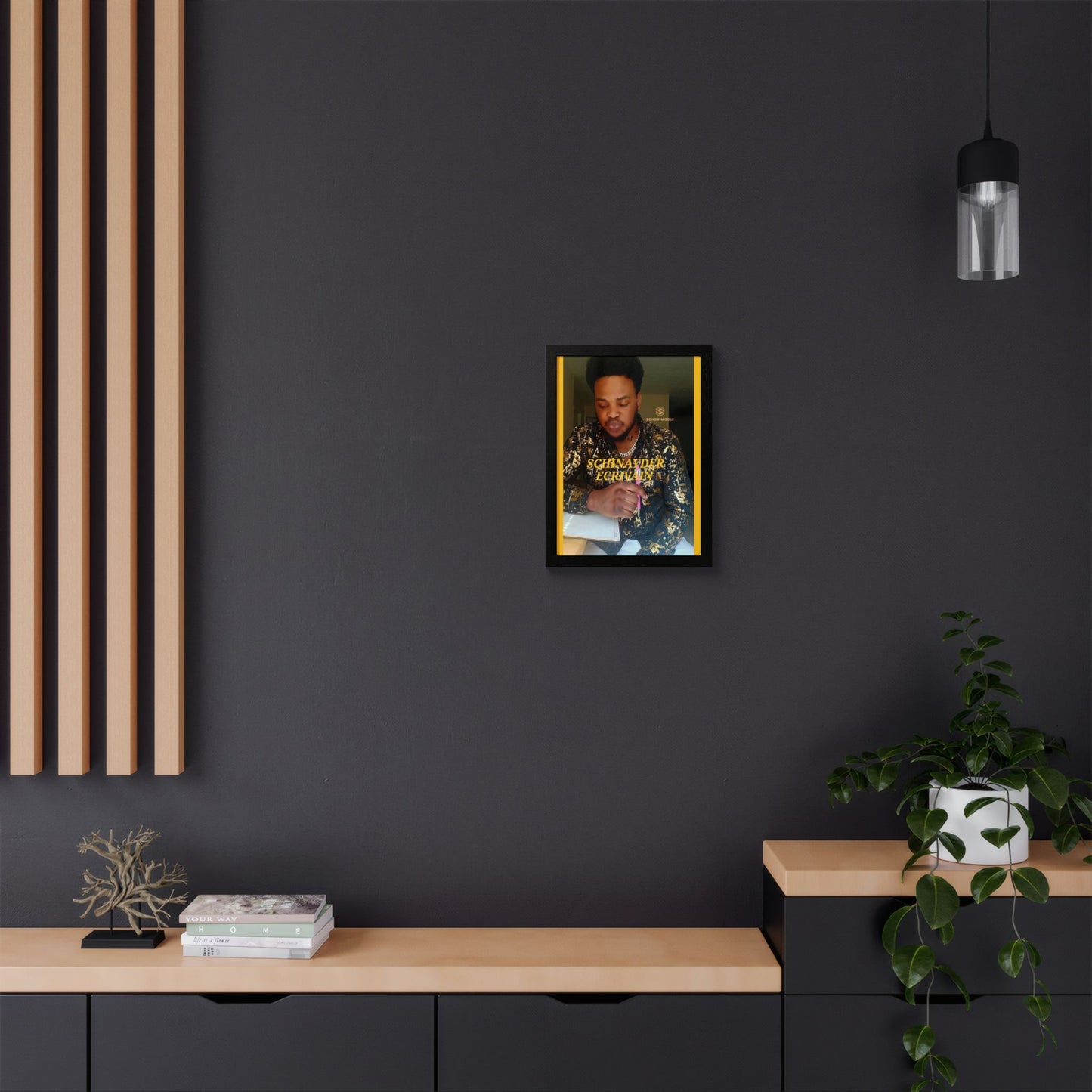 Framed Poster, Multi-Color