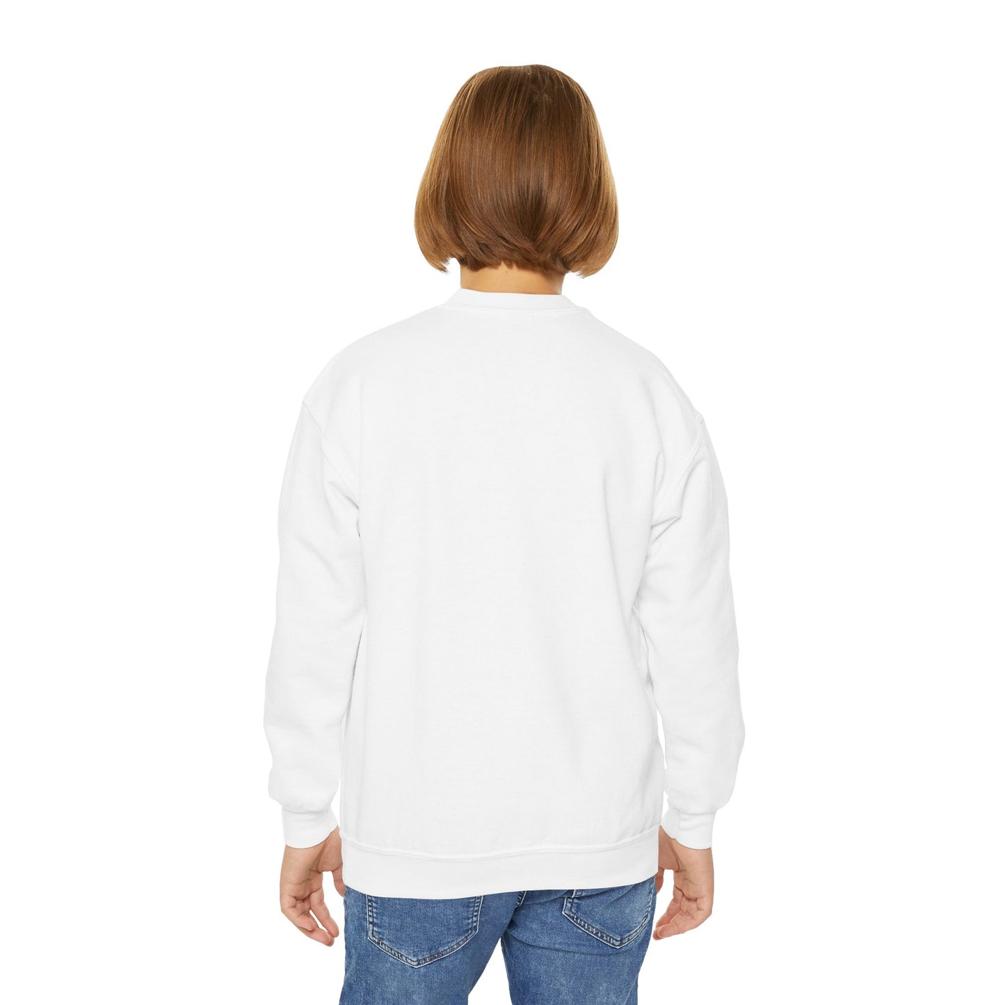 Phoenix Graphic Youth Sweatshirt — "SCHDR MODLE" Logo Crewneck