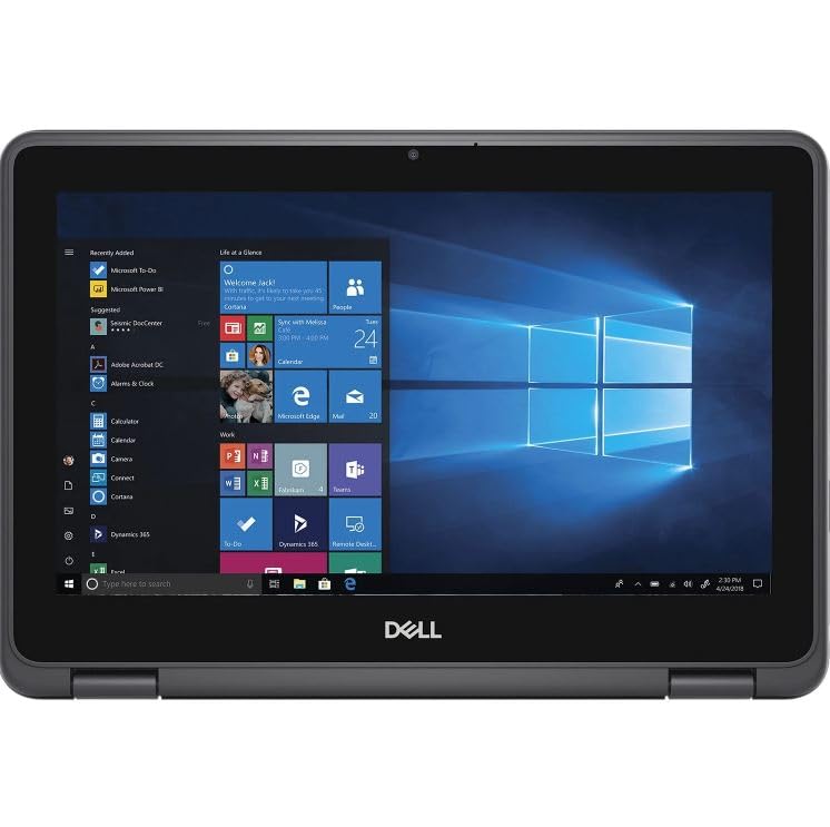 Dell Latitude 3190 11.6" HD 2-in-1 Touchscreen Laptop Intel N5030 1.1Ghz 4GB Ram 128GB SSD Windows 11 Professional (Renewed)