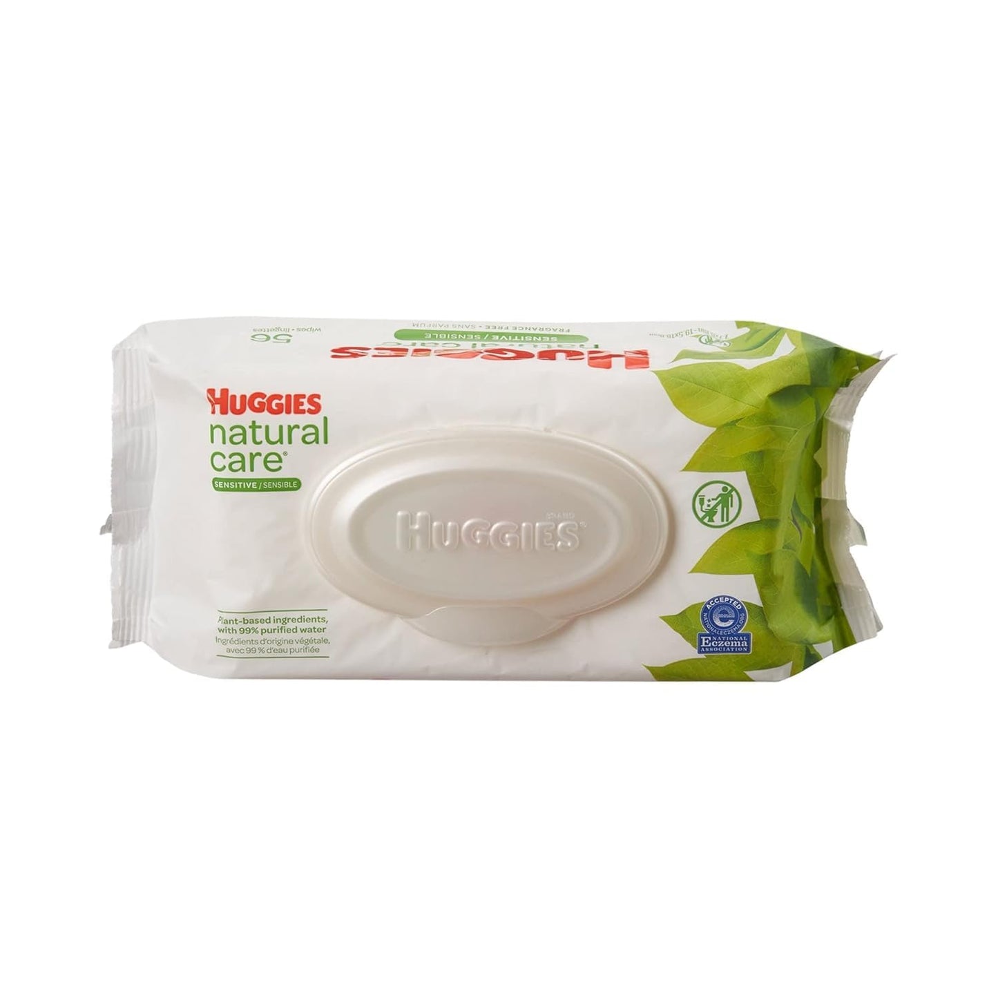 Huggies Natural Care Fragrance Free Baby Wipes, 56 Count (Pack of 1)
