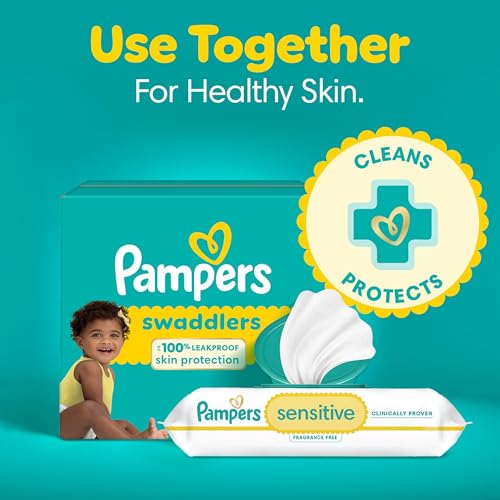 Pampers Baby Diapers - Swaddlers - Size 2, 148 Count, Ultra Absorbent Disposable Infant Diaper