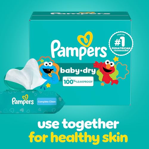 Pampers Diapers - Baby Dry - Size 2, 234 Count, Absorbent Disposable Infant Diaper (Packaging May Vary)