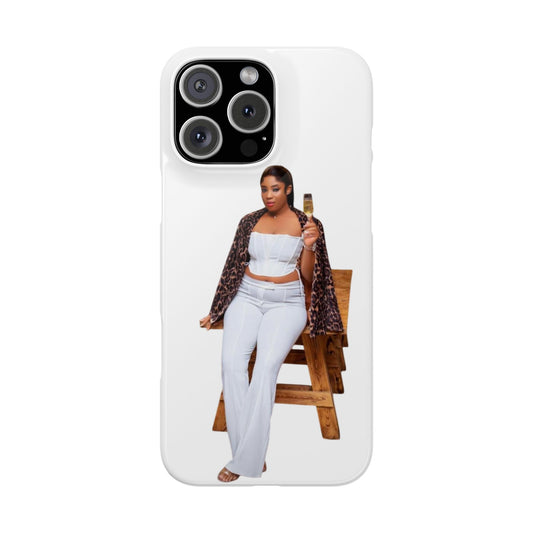 Elegant Slim Phone Case with Chic Champagne Design, Trendy Phone Cover, Personalized Gift for Her, Birthday, Anniversary, Celebration