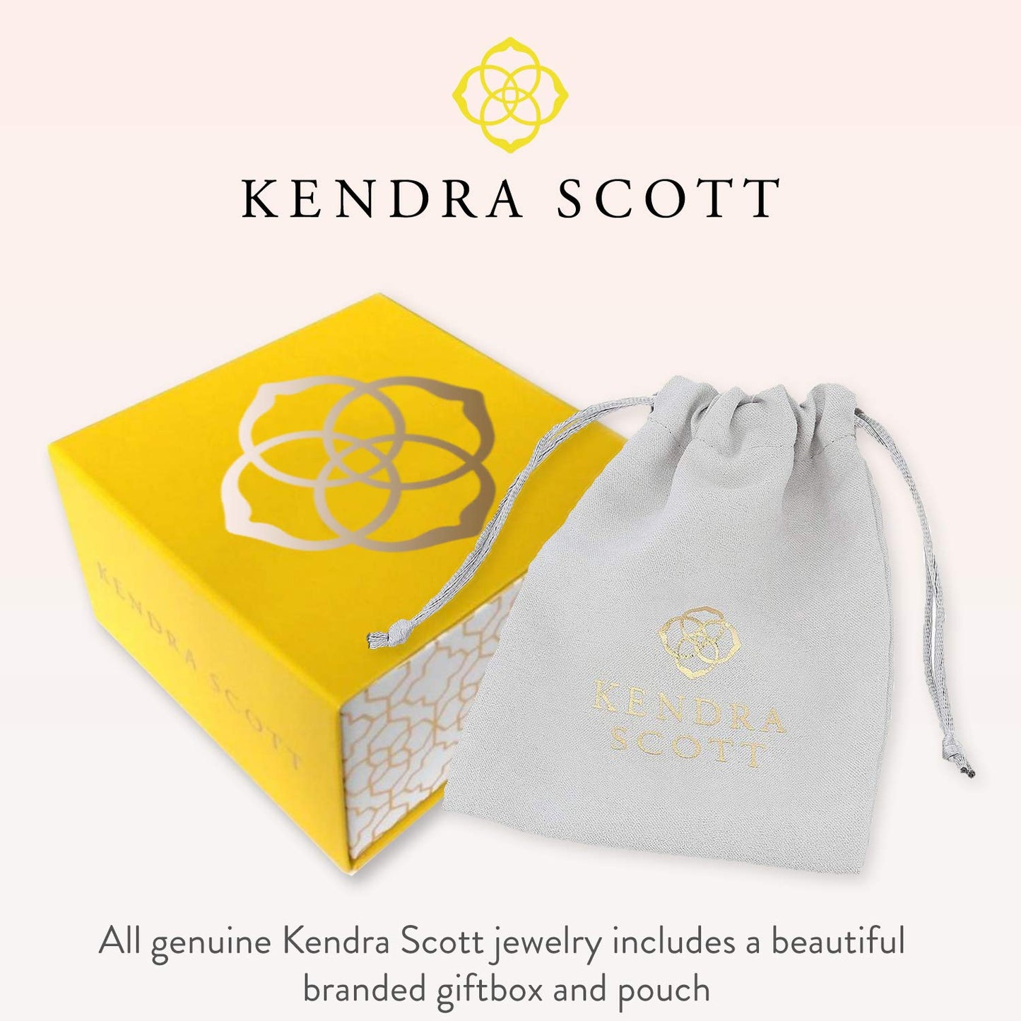 Kendra Scott Elton Cuff Bracelet for Women, Fashion Jewelry, Rose Gold-Plated, Rose Gold-Plated Drusy