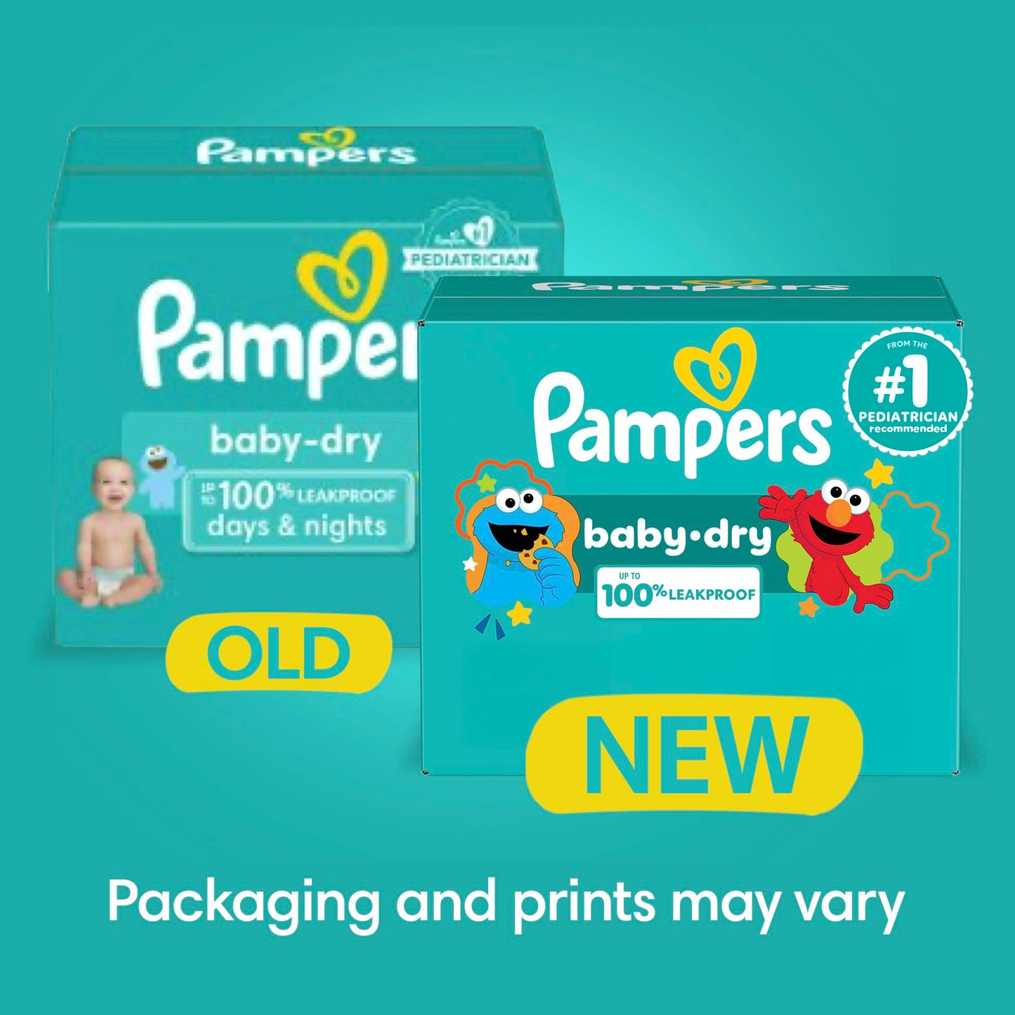 Pampers Diapers - Baby Dry - Size 2, 234 Count, Absorbent Disposable Infant Diaper (Packaging May Vary)