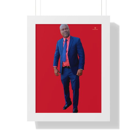 Elegant Framed Vertical Poster - Stylish Home Décor for Celebrations and Achievements