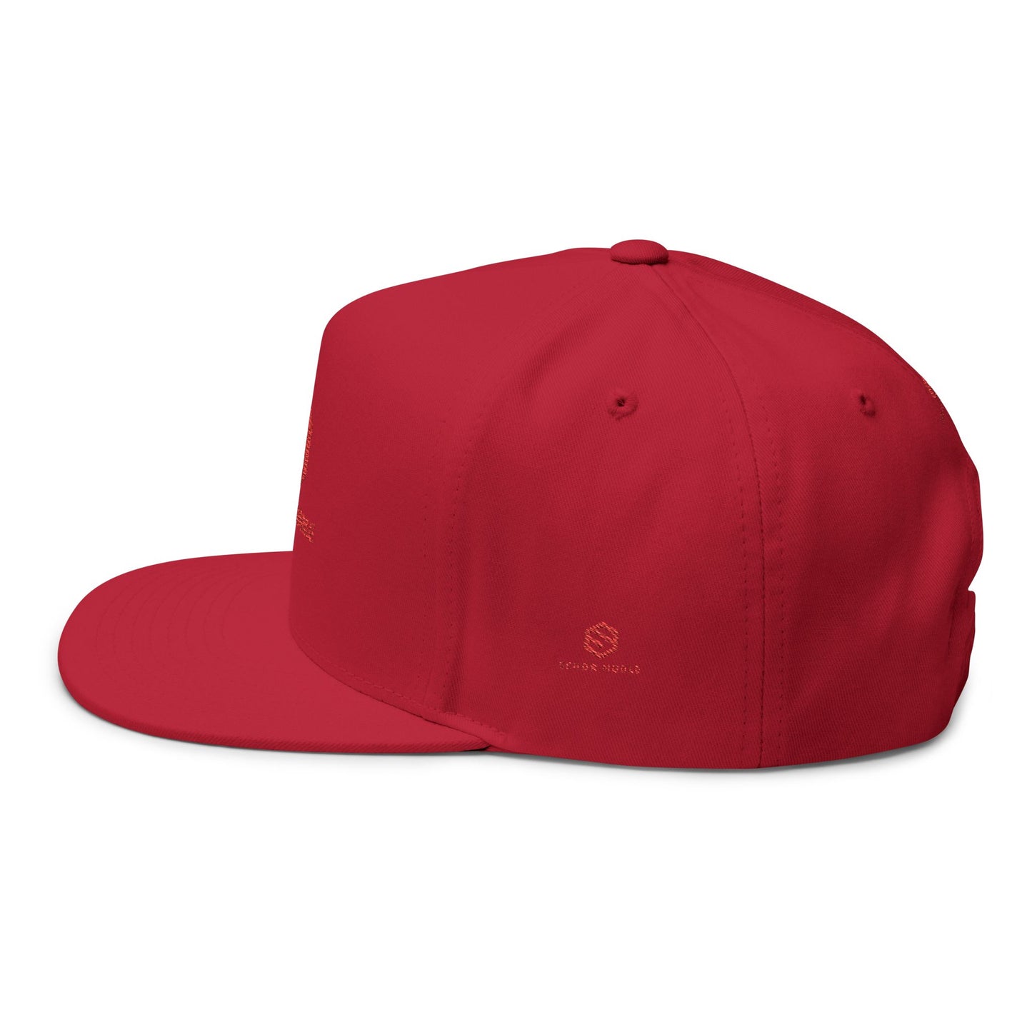 Stylish Flat Bill Cap - Trendy Embroidered Hat for Urban Fashion, Cool Accessory, Perfect Gift for Hipsters and Sports Enthusiasts