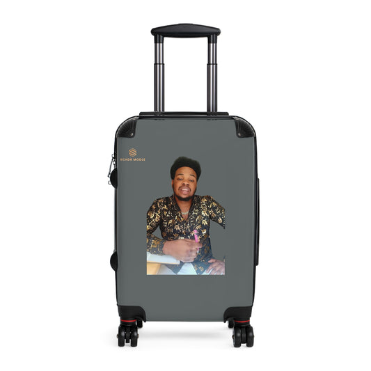 Personalized Family Travel Suitcase - Custom Design with Photo & Name