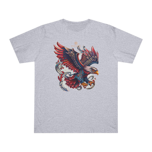 Eagle Emblem Unisex T-Shirt, Graphic Tee, Animal Lover Shirt, Gift for Nature Enthusiasts, Patriotic Apparel, Unique Casual Wear